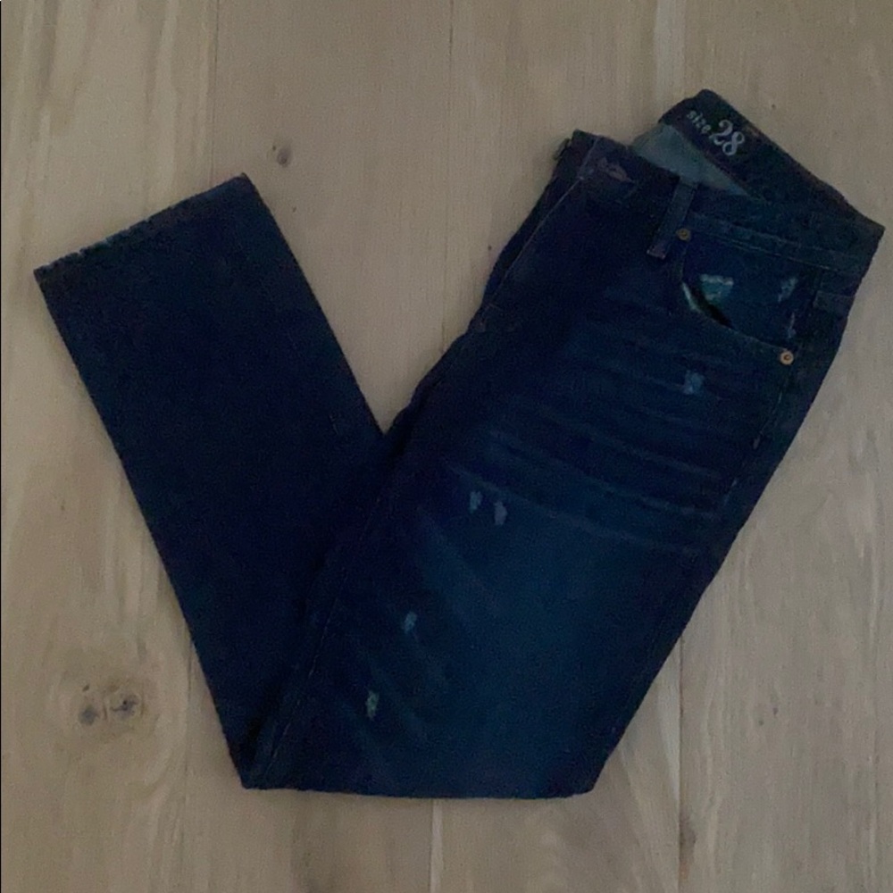 J. Crew distressed boyfriend jeans